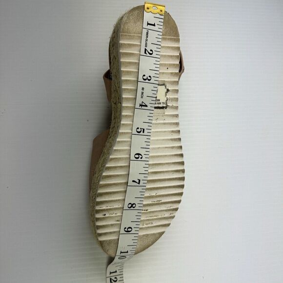 Soda Womens Topic Espadrille Ankle Strap Open Toe Wedge Sandals 8.5 Medium - Picture 10 of 11